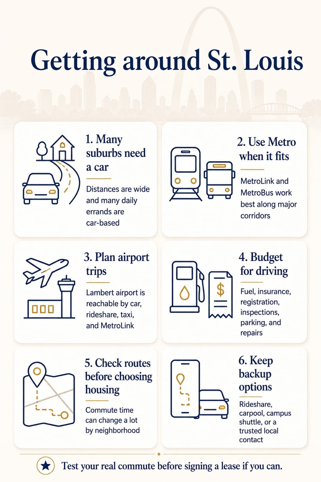 Infographic summary: Getting around